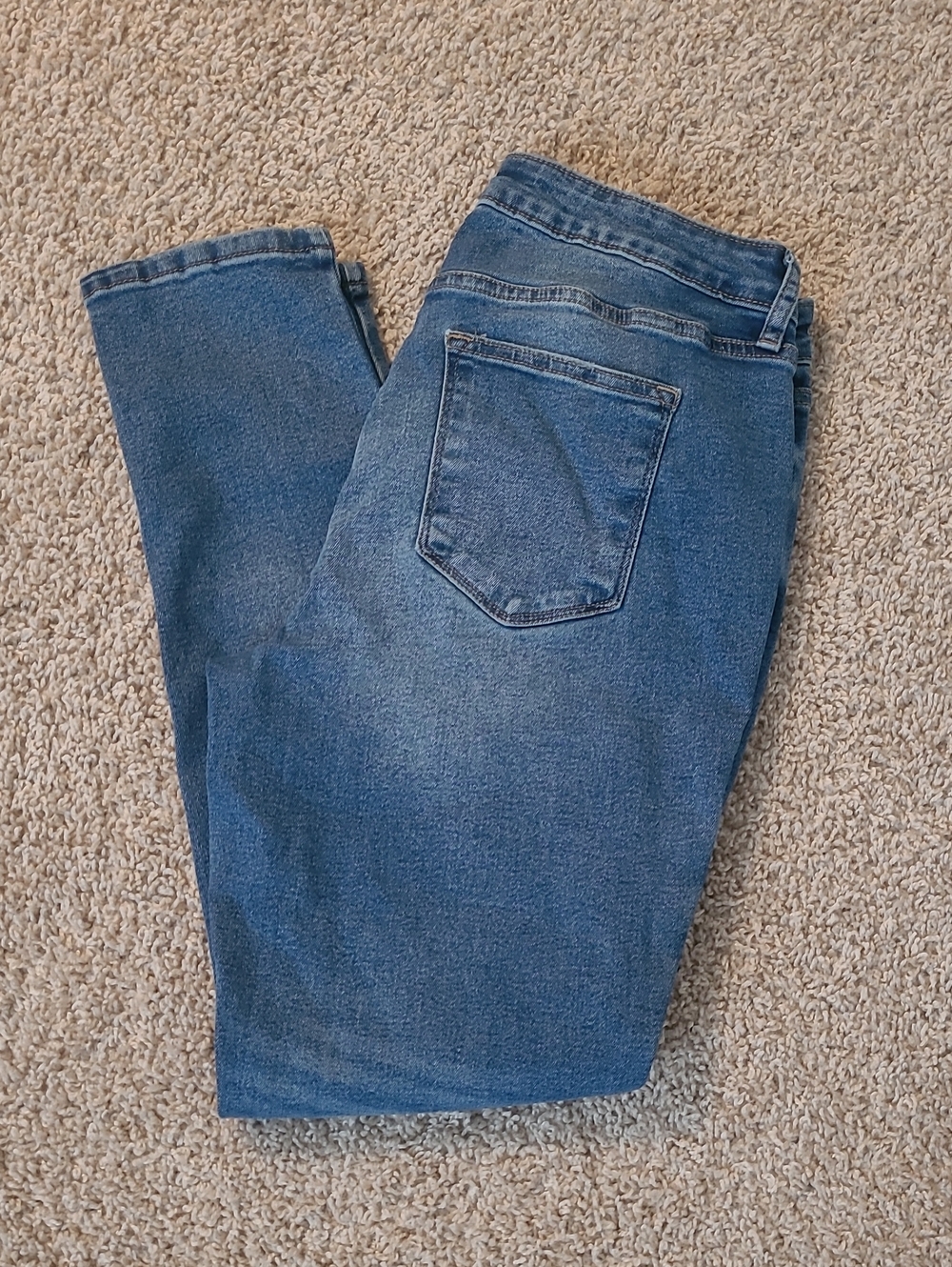 Classic Sonoma Women's Blue Denim Jeans Sz 12R Skinny